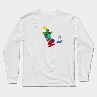 Soccer Player Girl Long Sleeve T-Shirt